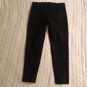 Banana Republic Devon black side zip pants 6 P